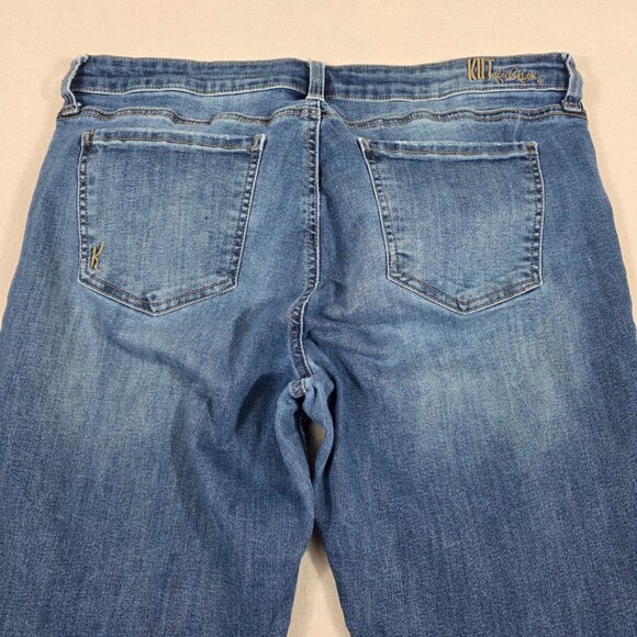 KUT from the Kloth Jeans Womens 16 Blue Denim Carlo Ankle Skinny High-Rise - Picture 4 of 12